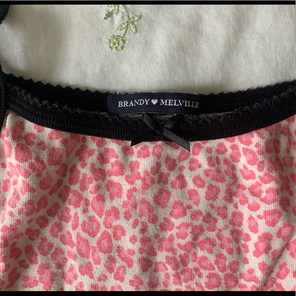 brandy cheetah pink tank top - Picture 3 of 4